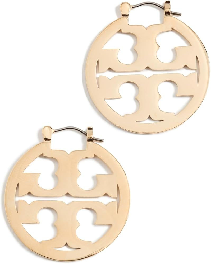 Tory Burch Women's Small Miller Hoop Earrings | Amazon (US)