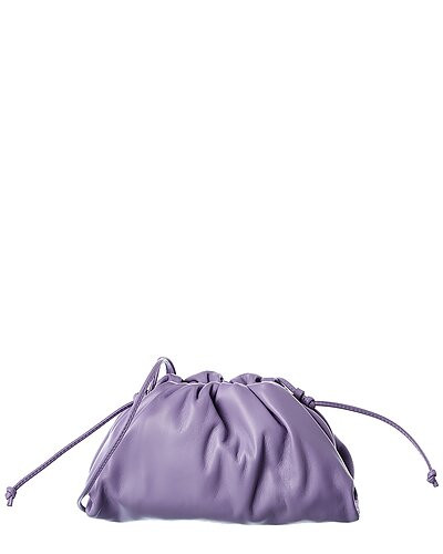 Bottega Veneta The Pouch Mini Leather Clutch | Gilt