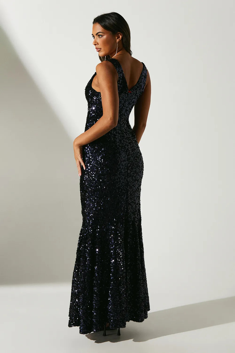 Dresses | V Neck Sequin Fishtail Maxi Dress | Coast | Coast UK & IE