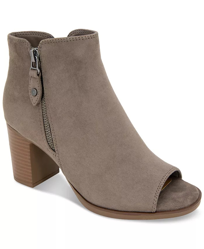 Ulianaa Peep-Toe Zip Dress Booties, Created for Macy's | Macy's