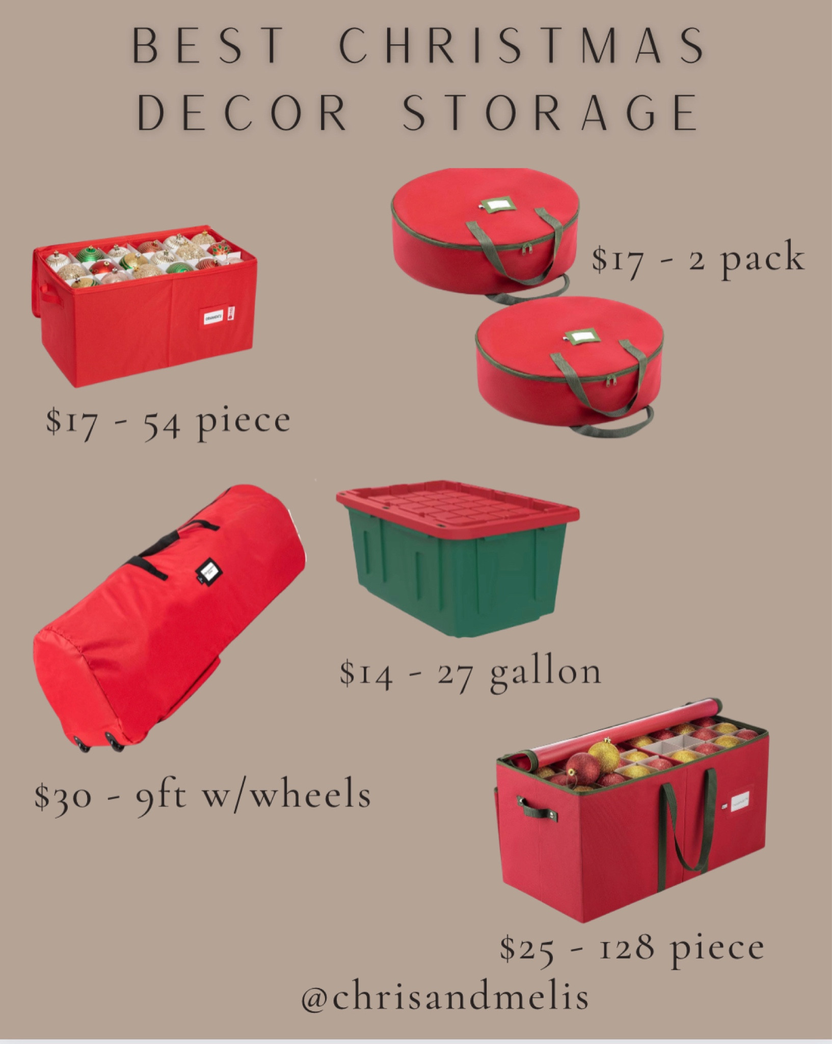 I know it may seem early but now is a great time to stock up on Christmas storage! Amazon and Lowe’s both have sales going right now. Our favorites linked in this post!

#LTKsalealert #LTKHoliday #LTKSeasonal