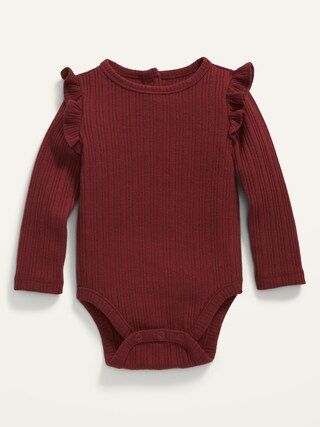 Cozy Long-Sleeve Solid Bodysuit for Baby | Old Navy (US)