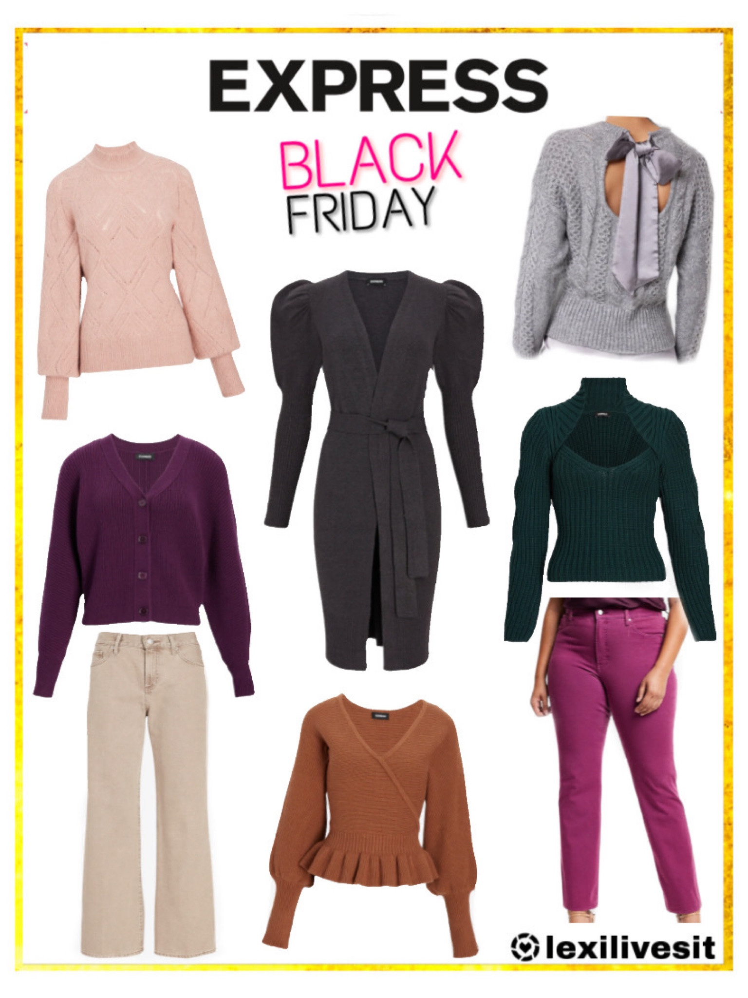 Women's Winter Semi formal sweaters & pants from Express! 

#LTKsalealert #LTKGiftGuide #LTKstyletip