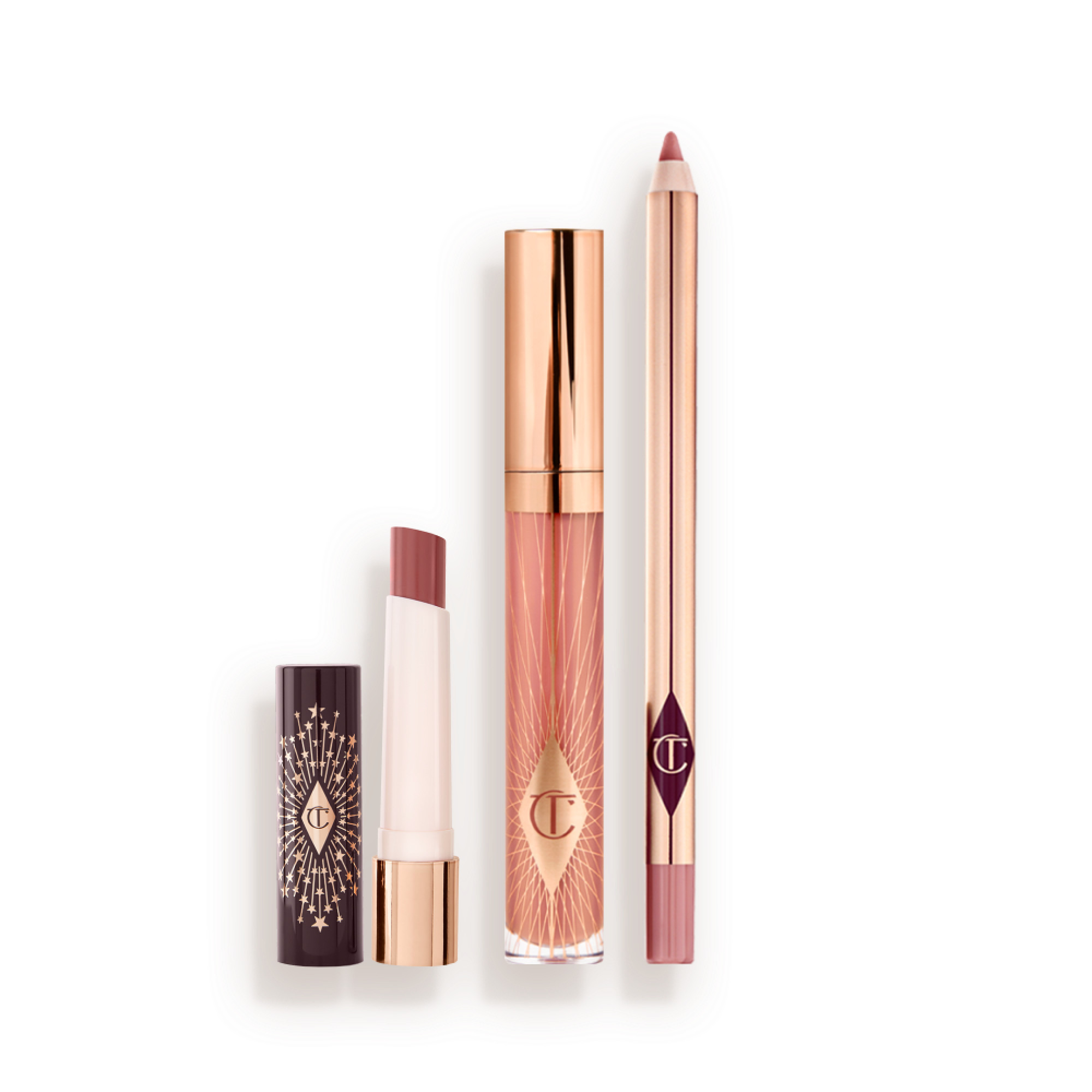Collagen Kiss Lip Kit: Lip Balm, Lip Liner + Lip Gloss Trio | Charlotte Tilbury | Charlotte Tilbury (US)