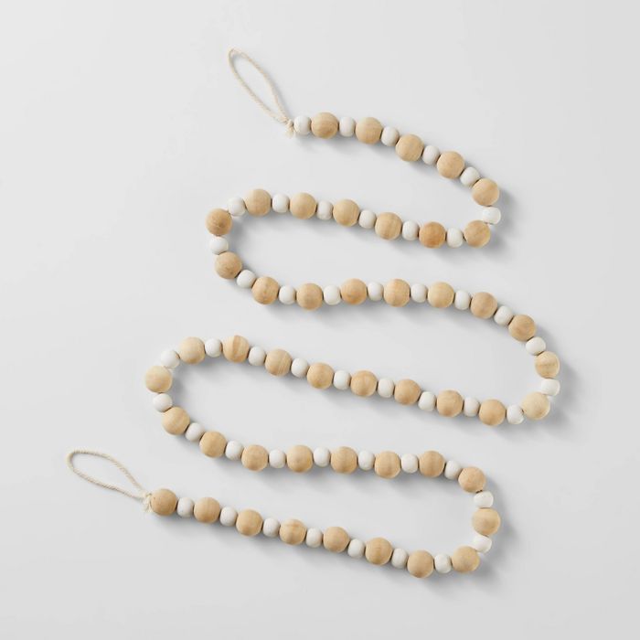 Beaded Garland White & Natural - Wondershop™ | Target