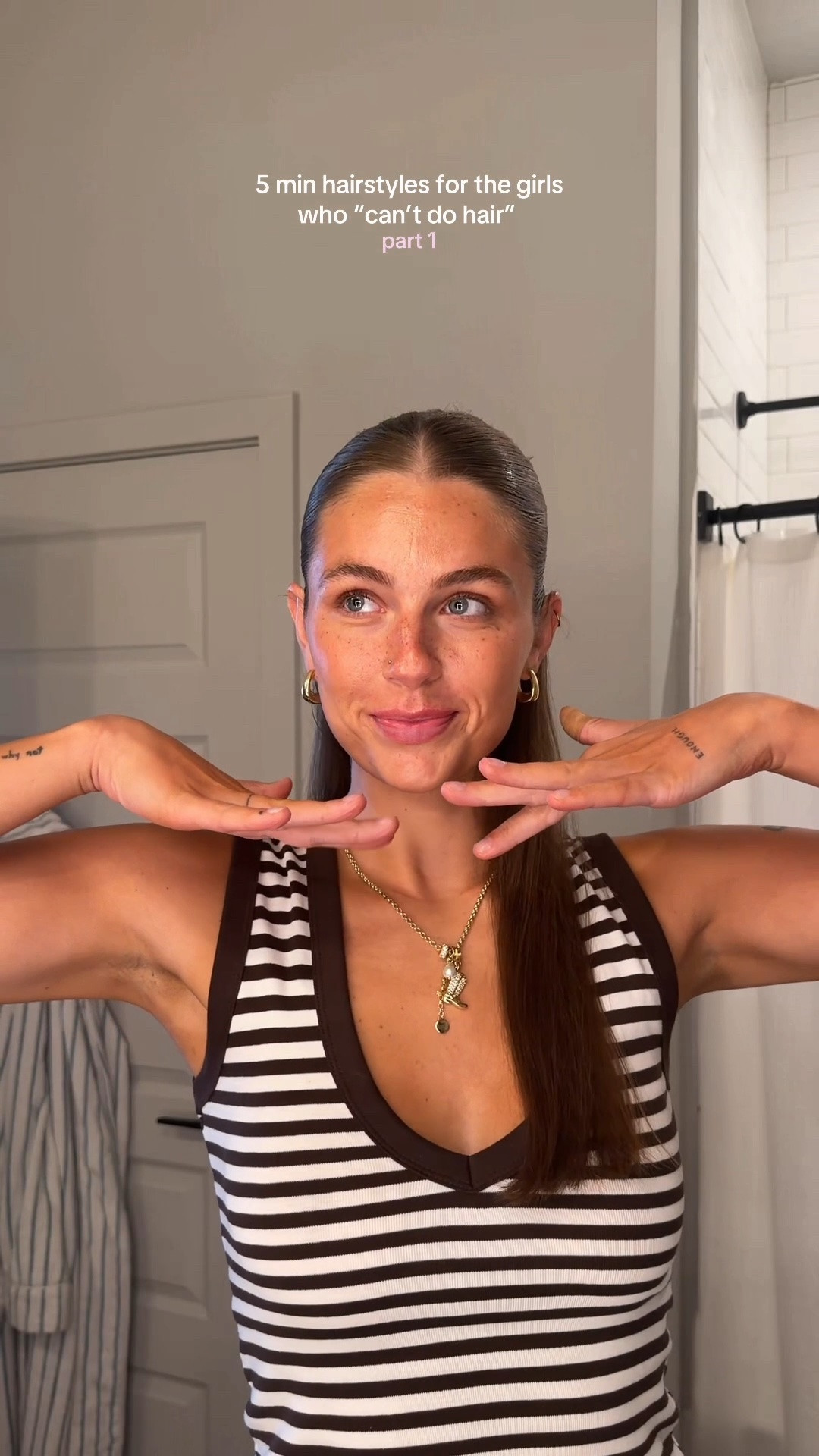 everything shown in part 1 of my easy hairstyles series 💛