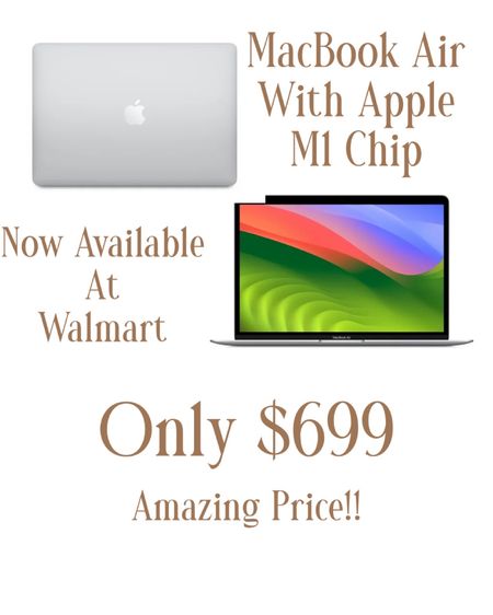 #walmartpartner This is such an unbelievable price on a MacBook Air with Apple M1 Chip available @walmart If you’re looking to update, upgrade or just want a new laptop, this is it! 

#LTKsalealert #LTKkids #LTKfamily
