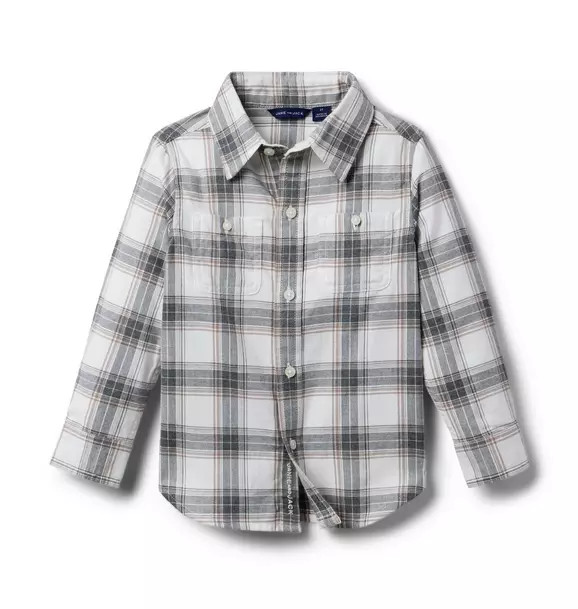 Tartan Brushed Twill Shirt | Janie and Jack