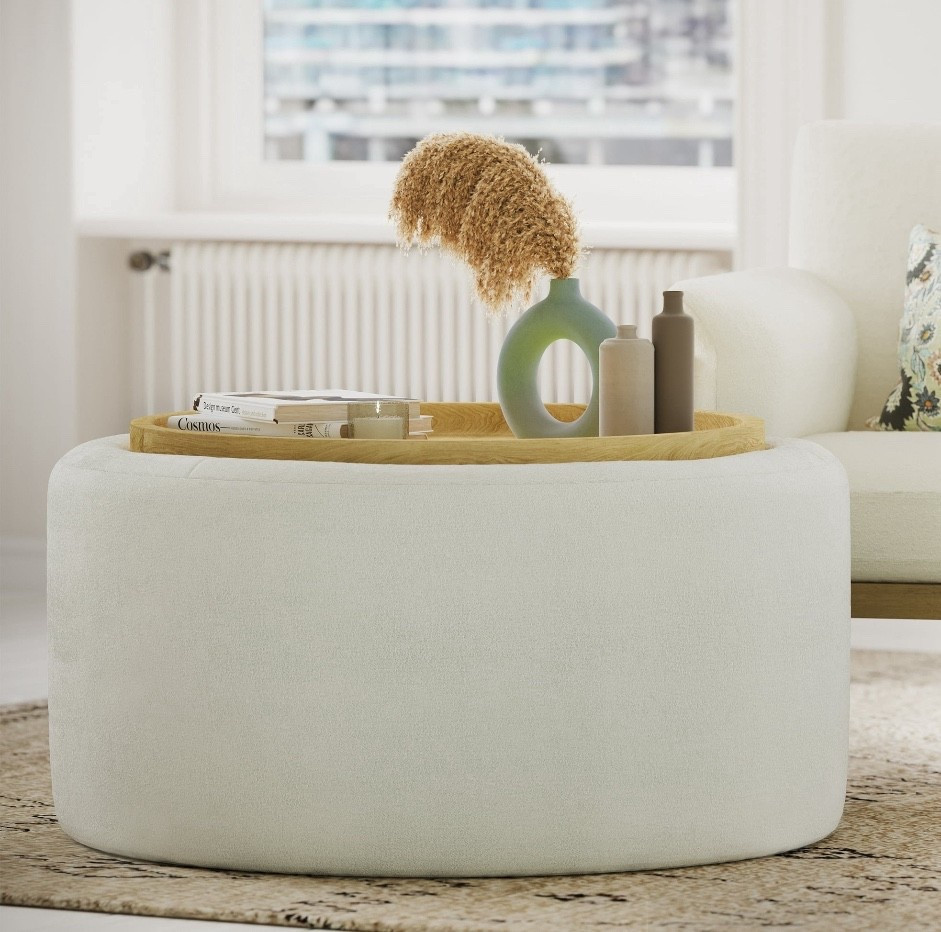 Beautiful Drew Stowaway Coffee Table with Storage by Drew Barrymore, Cream!

#LTKHome #LTKStyleTip