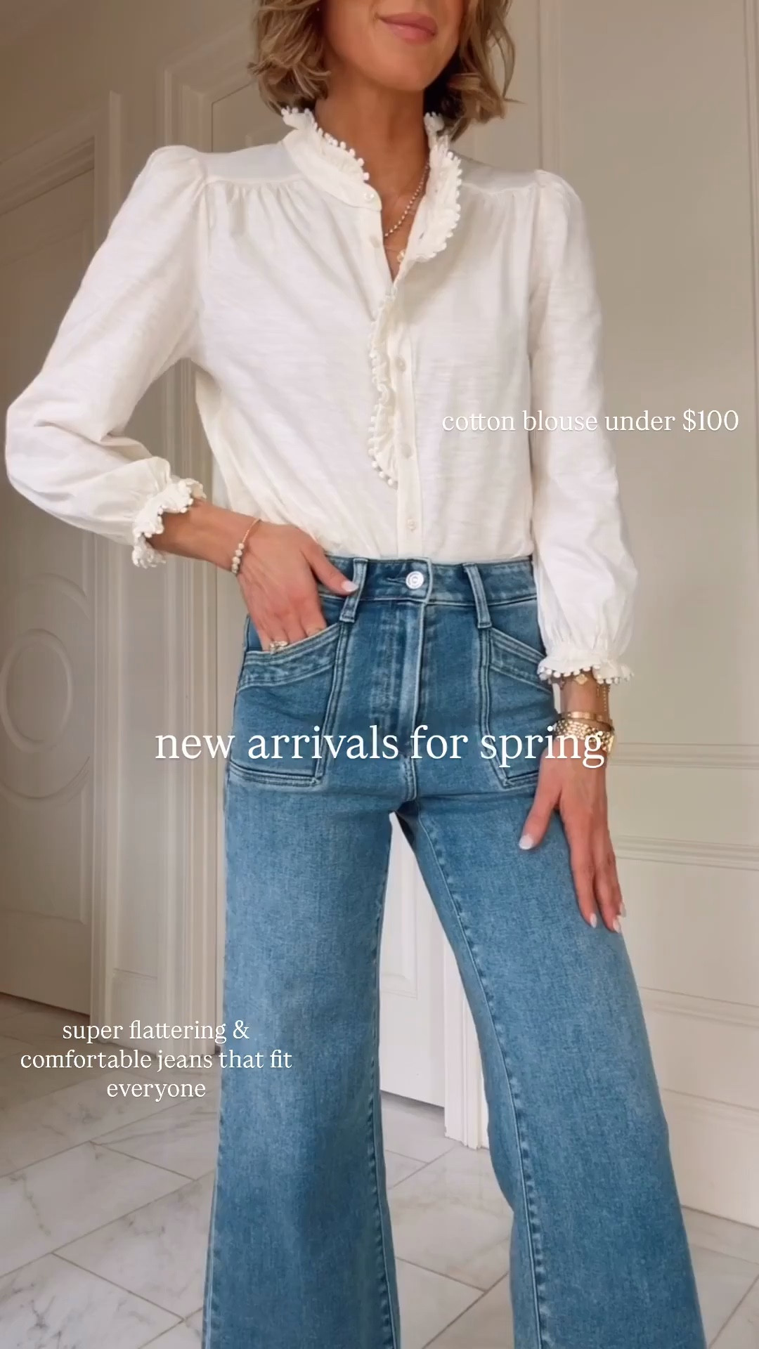 New arrivals for spring. Jeans fit tts 