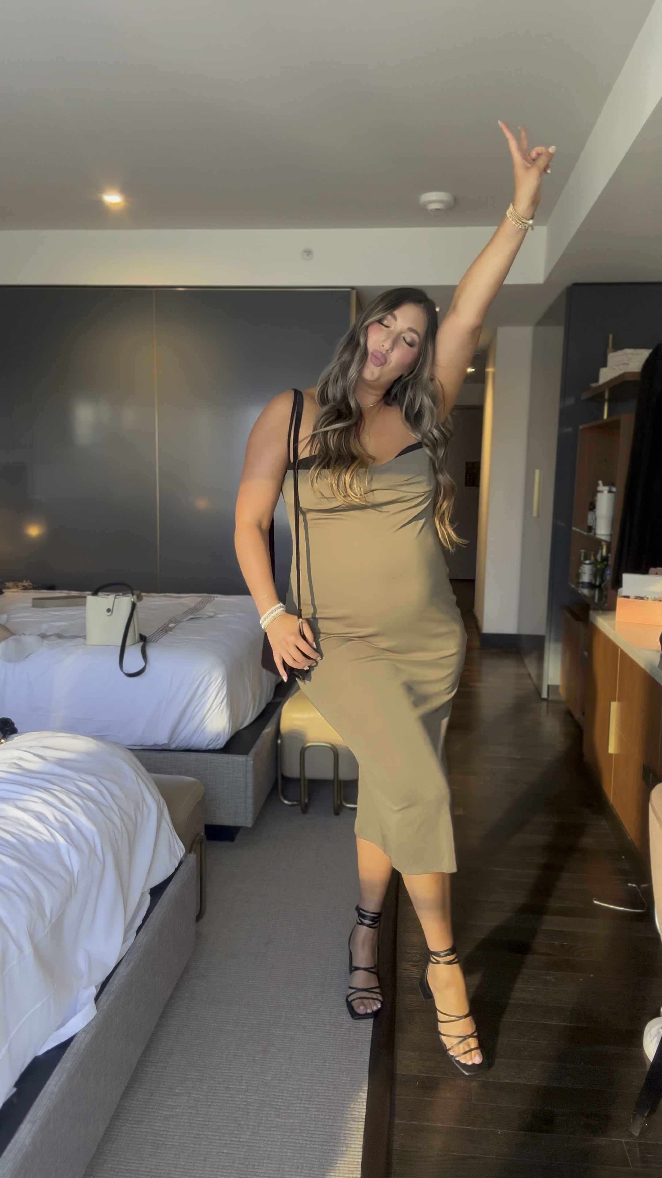 #LTKcon day 1 outfit 2! Love this dress for date night, wedding, Vegas, or a sexy girls night out 💃🏼 it’s very stretchy so you can size down! I’m wearing tts 14, would’ve been better in a 12. Also linking my shapewear 🫶🏼 

#LTKCon #LTKVideo #LTKMidsize