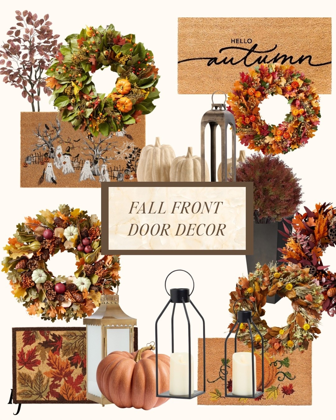 Your front door is the very first impression of your home—so let’s make it feel like fall 🍂✨ Here are 4 simple tips for the perfect seasonal setup:
🍁 Start with a wreath — go big and full (at least 22 inches) for that statement-making curb appeal.
🪞 Layer your doormats — a small detail that instantly makes the entryway feel styled and intentional.
🌾 Add planters — play with different heights and fill them with fall florals to frame your door beautifully.
🎃 Finish with seasonal accents — pumpkins, lanterns, mums…whatever feels most you to tie it all together.
Your front porch doesn’t have to be complicated—it just needs a few thoughtful layers to feel cozy and inviting. Would you keep yours more neutral or go bold with color? 🍂