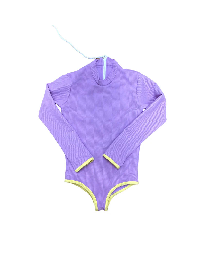 Lain Mini Rashguard - Lilac/Lemon | LainSnow