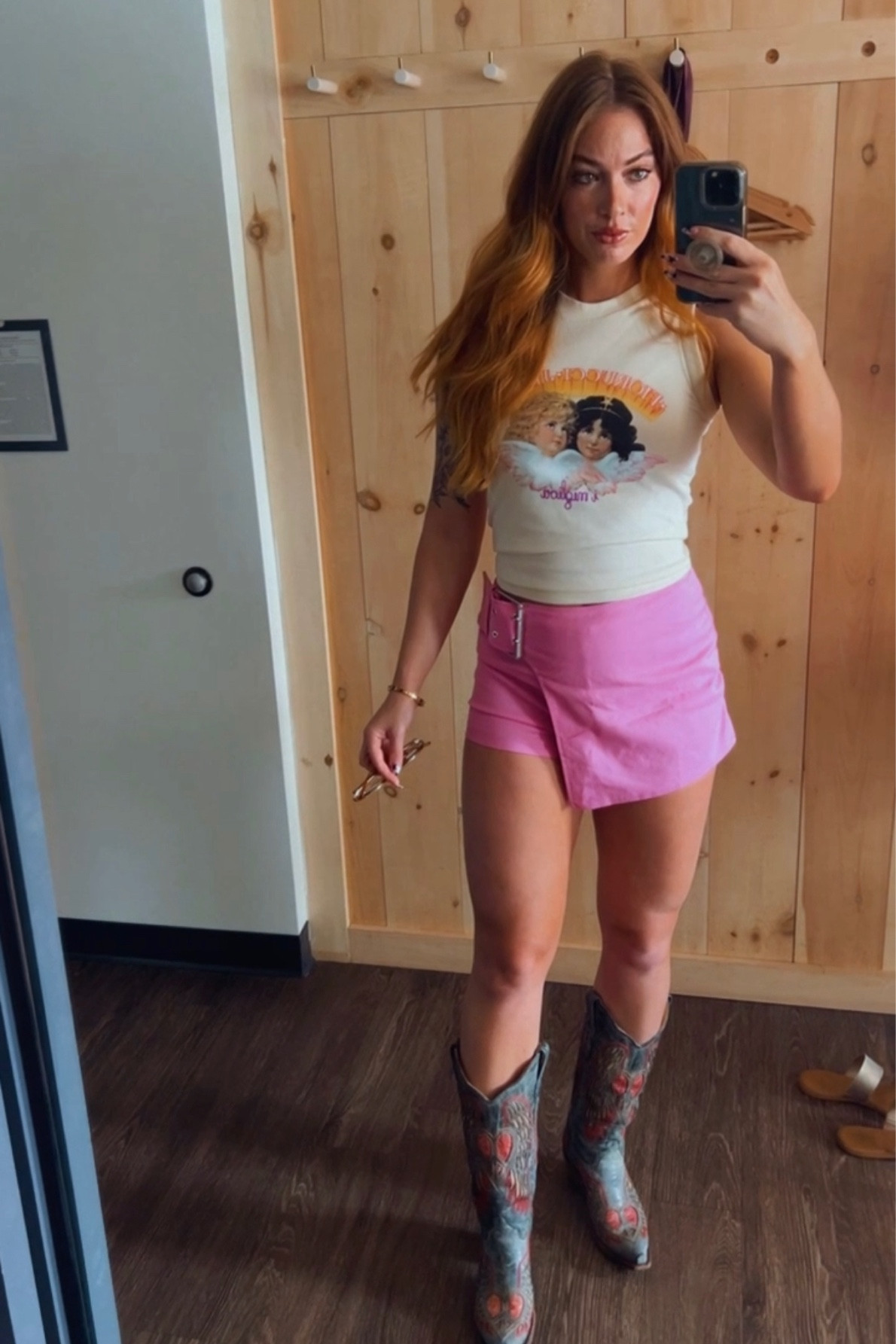 👼🏼#revolve #skort #summerstyle #ootd #pinkera 

Fiorucci angel tank on sale @revolve

#LTKunder50 #LTKFind #LTKstyletip