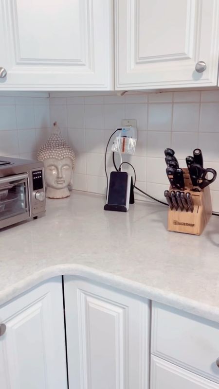 One of the challenges with living in a small home is that you have to make the most of every space you have. Unfortunately one of our kitchen countertops has become an iPhone charging station. And a messy one at that. I just had to do something about it.

#LTKfindsunder50 #LTKhome