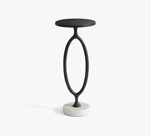 Bodhi Round Metal Accent Table (10") | Pottery Barn (US)