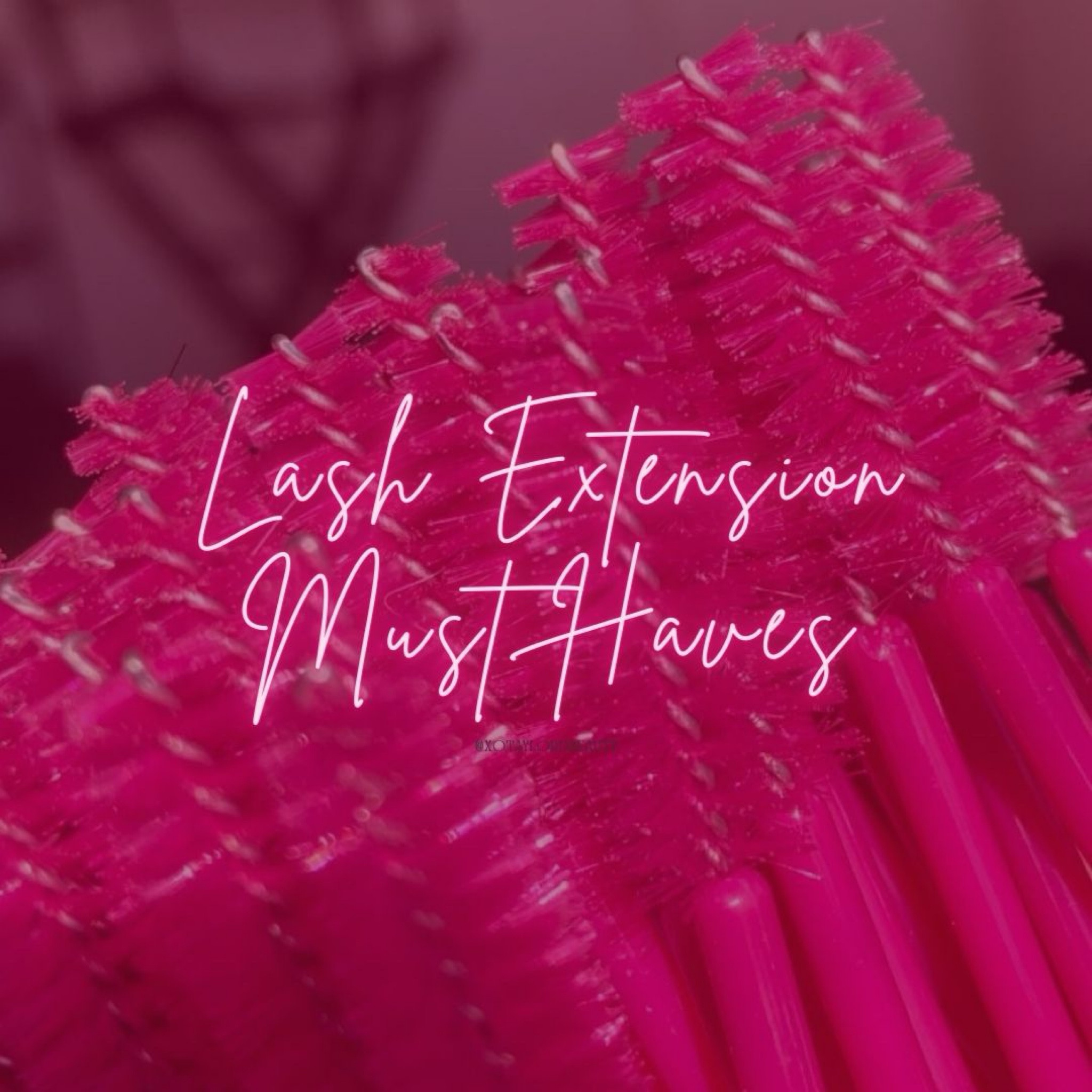 Lash extension must haves!! From a lash artist 🥰✨🫧🪞🎀