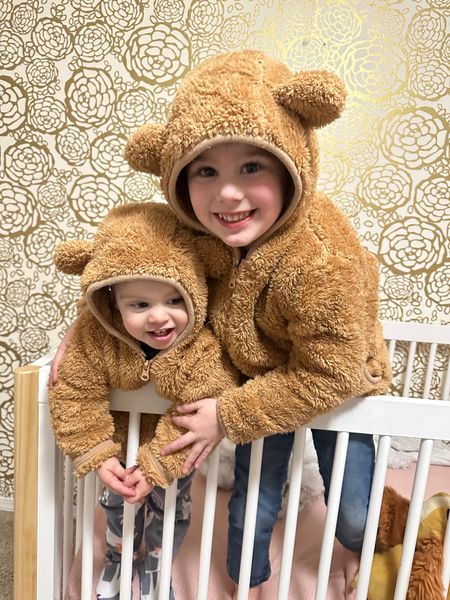 Kids clothes & outerwear on Amazon! Love these matching Teddy bear sherpa fleece jackets! #matchingoutfits #kidsclothes #girlclothes #boyclothes #matchingjackets #outerwear #jackets #babygirl #teddycoat 

#LTKbaby #LTKkids #LTKfamily