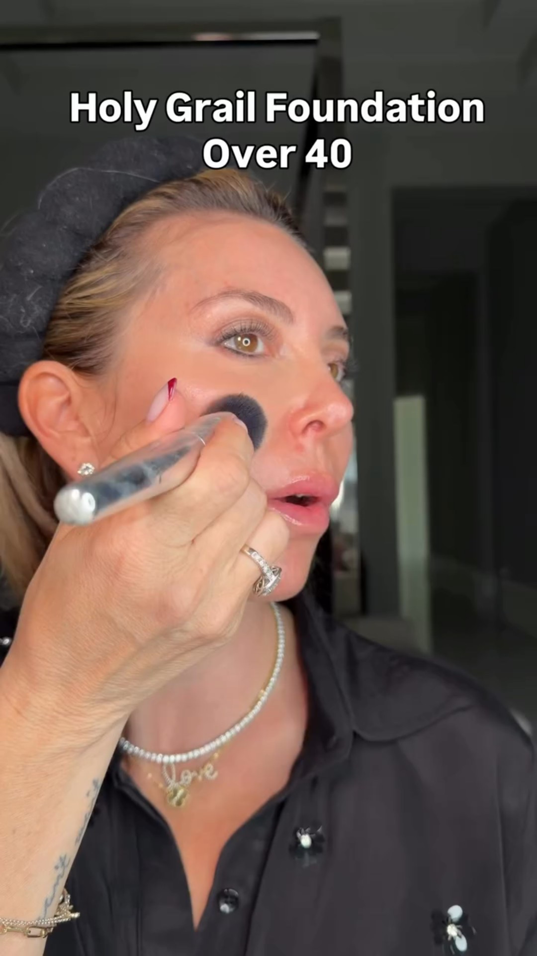 My over-40 makeup routine is all about two things: looking awake… and looking like me.
I don’t have time (or honestly the patience) for a 40-minute glam anymore. So when a product actually makes a difference, you will hear me talk about it nonstop. 😂

Lately it’s been the Haus Labs Foundation which has fermented green tea for elasticity + the fermented squalane for collagen support… my skin drinks this up.
It’s lightweight, it evens everything out, and it doesn’t settle into lines (if you know, you know 🙃).

If you’re in your 40s and want makeup that feels skin-first, this is one I keep reaching for.

Comment below with the word glow for the link, and to find your shade...

#HausLabsPartner