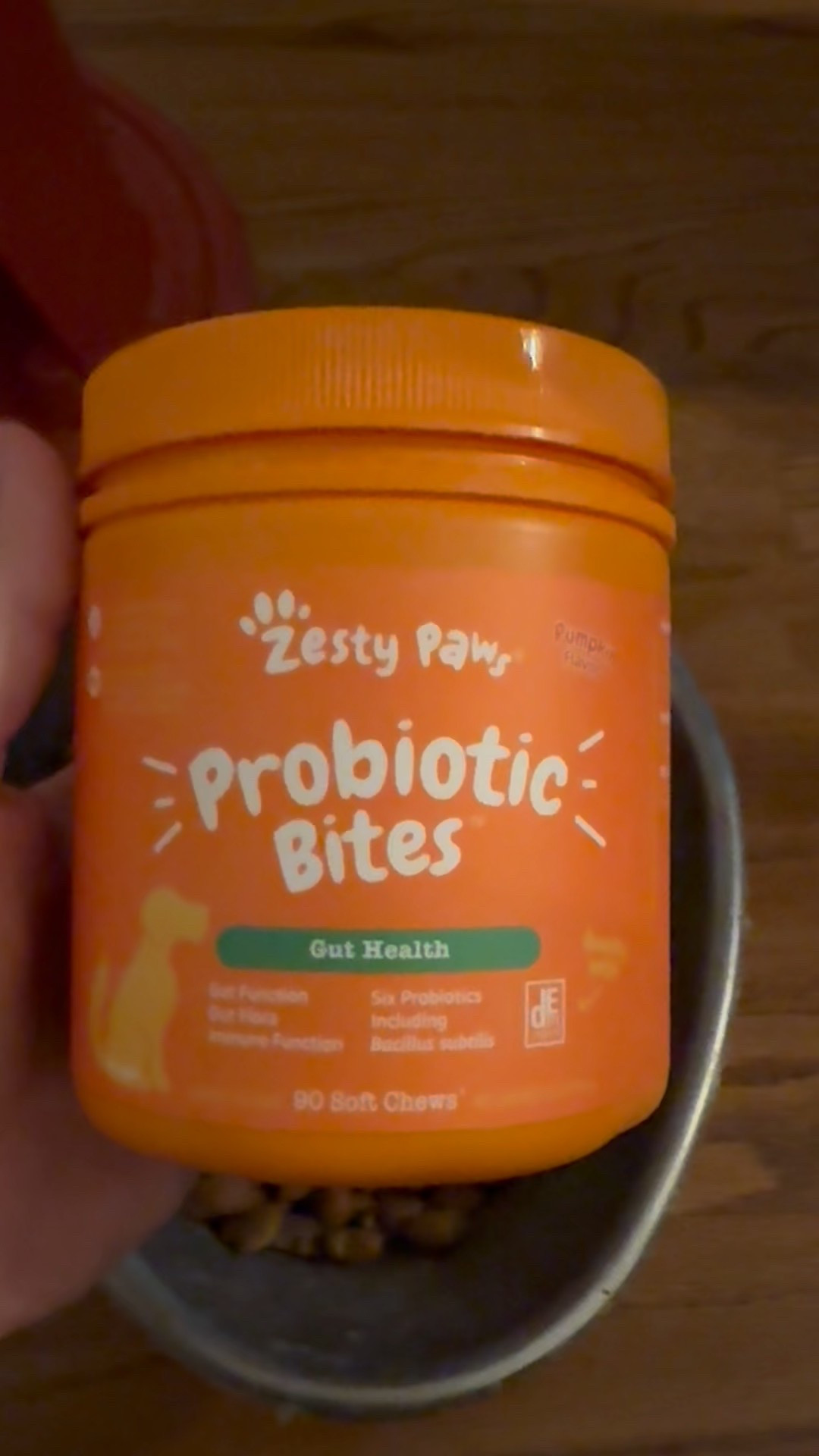 I give my boxer, Bruno, three Zesty Paws Probiotic Bites every morning! They help with his gut health! He hasn’t been licking his paws as much as he used to before starting Zesty Paws.

#LTKPets #LTKFindsUnder50 #LTKFamily