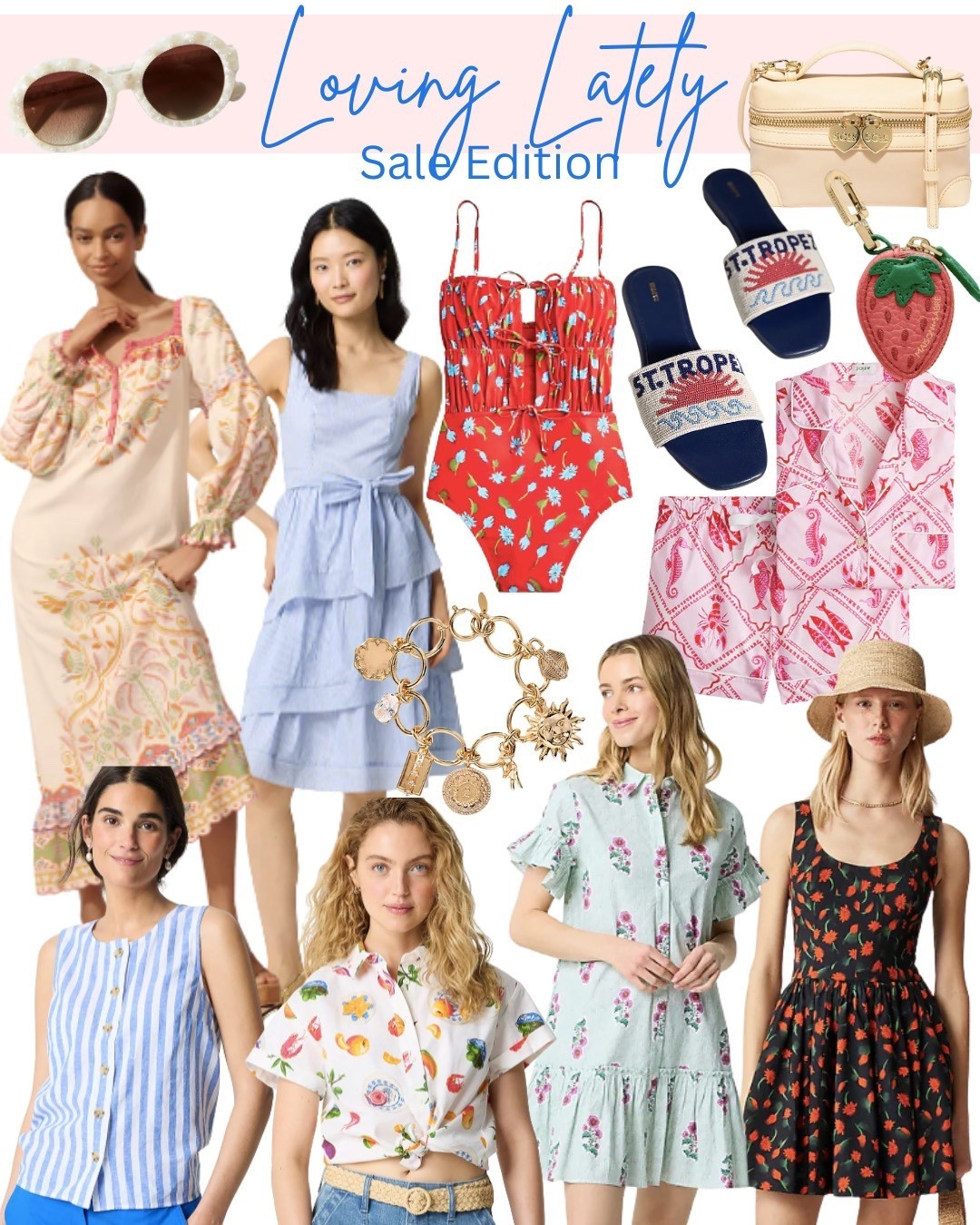 4th of July weekend SALE picks from some of my favorite stores 

Summer trends, tile print, fruit print, vest top, maxi dress, vacation outfit, beaded sandal, Italian summer 

#LTKFindsUnder100 #LTKFindsUnder50 #LTKSaleAlert