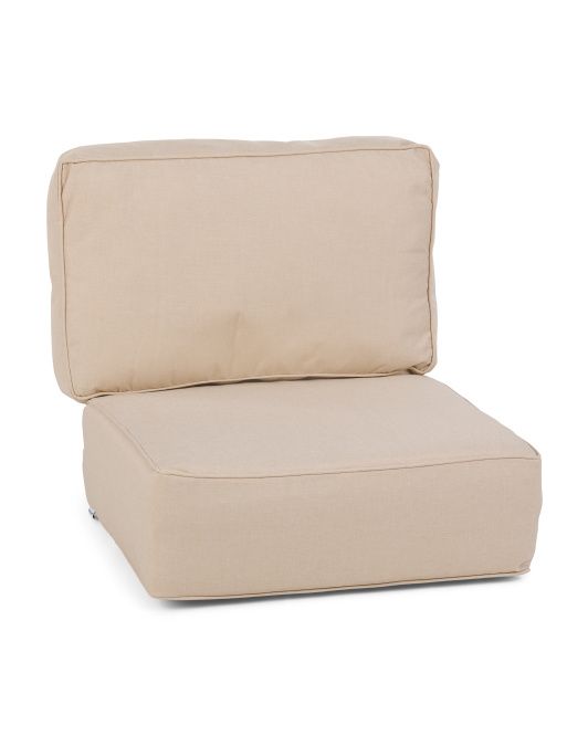 Set Of Outdoor Deep Lumbar And Seat Cushions | TJ Maxx