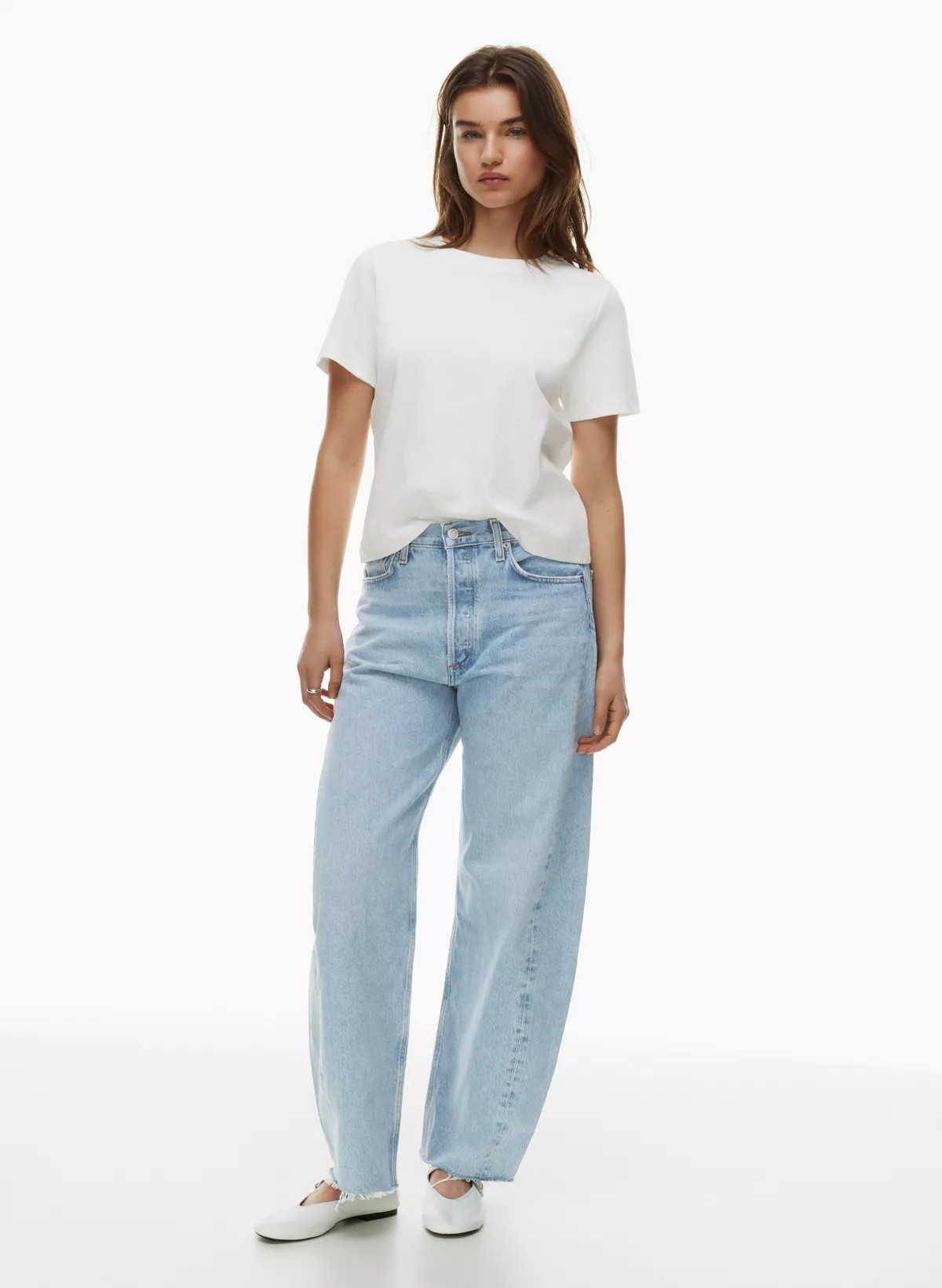 LUNA PIECED JEAN | Aritzia