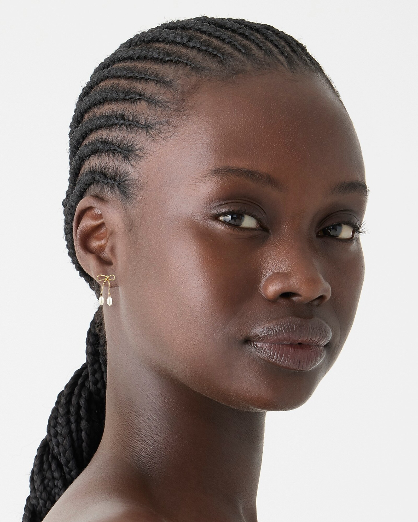 Catbird&trade; X J.Crew rope bow earring with pearls | J. Crew US