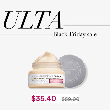 One of my favorite moisturizers is on sale 40% off! The It Cosmetics Confidence in a Cream anti-aging moisturizer is a staple in my skincare routine! It leaves your skin feeling amazing!

#skincareroutine #antiagingskincare 

#LTKbeauty #LTKfindsunder50 #LTKsalealert