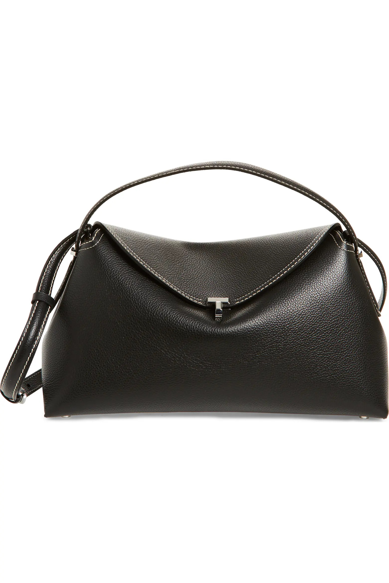 TOTEME T-Lock Grained Leather Top Handle Bag (Women) | Nordstrom | Nordstrom