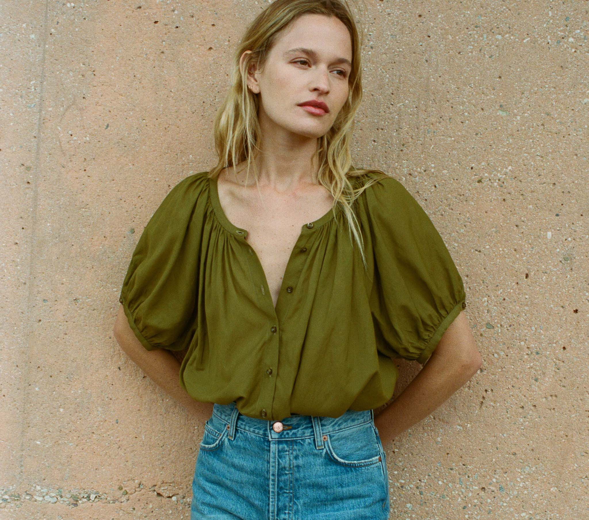 June Top - Pickle | DÔEN | DOEN