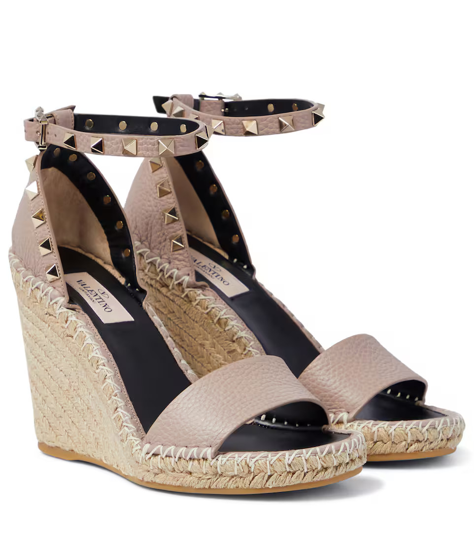 Valentino Garavani Rockstud Double wedge espadrilles | Mytheresa (US/CA)