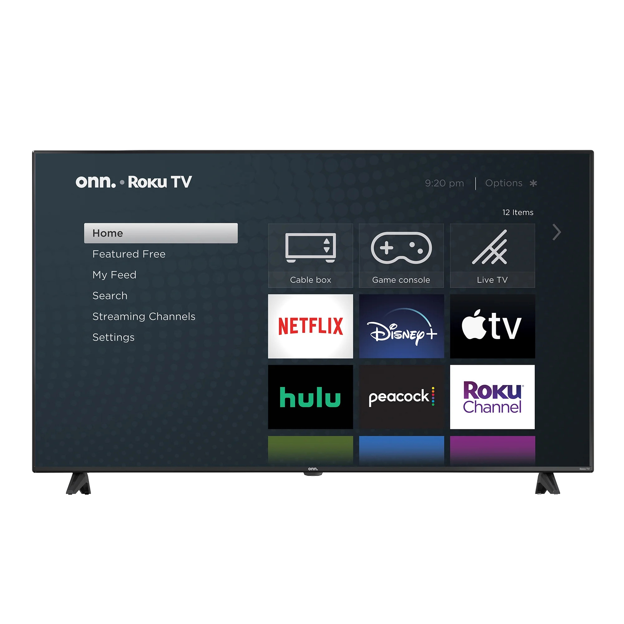 onn. 65" Class 4K (2160p) UHD LED Roku Smart TV HDR (100012587) | Walmart (US)
