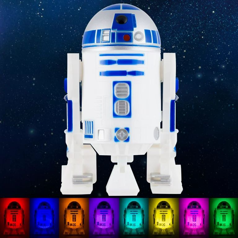 Star Wars R2-D2 Color Changing LED Night Light, Dusk-to-Dawn, 43669 | Walmart (US)