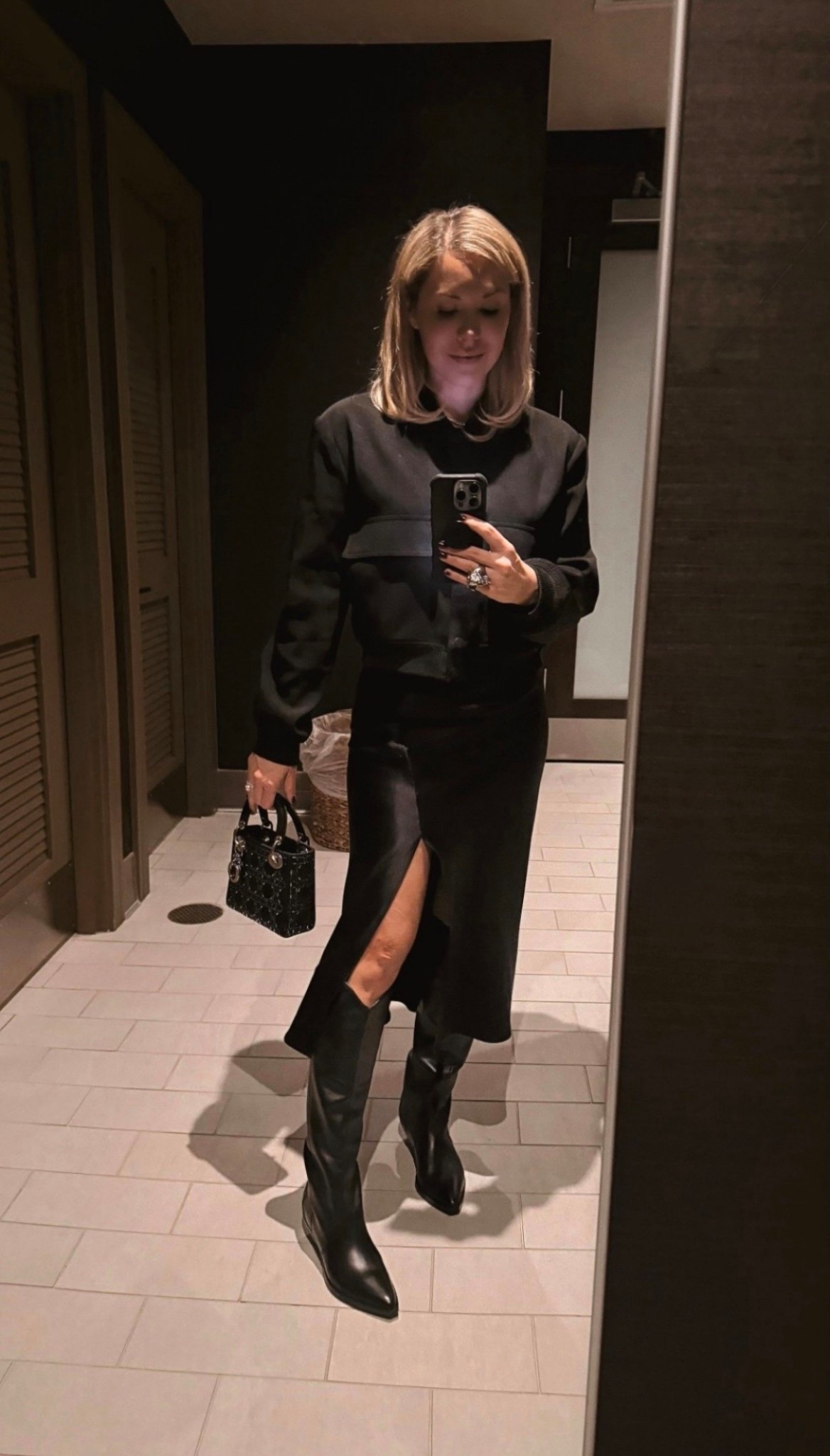 A little high low - skirt is Anine Bing (old) and wearing an Amazon jacket as a top 

#LTKootd #LTKFindsUnder50 #LTKdayinmylife