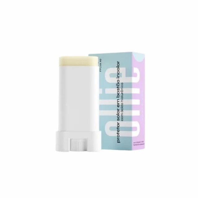 Protetor Solar Facial Ollie Stick Ácido Hialurônico FPS 95 Incolor 14g | Drogasil BR
