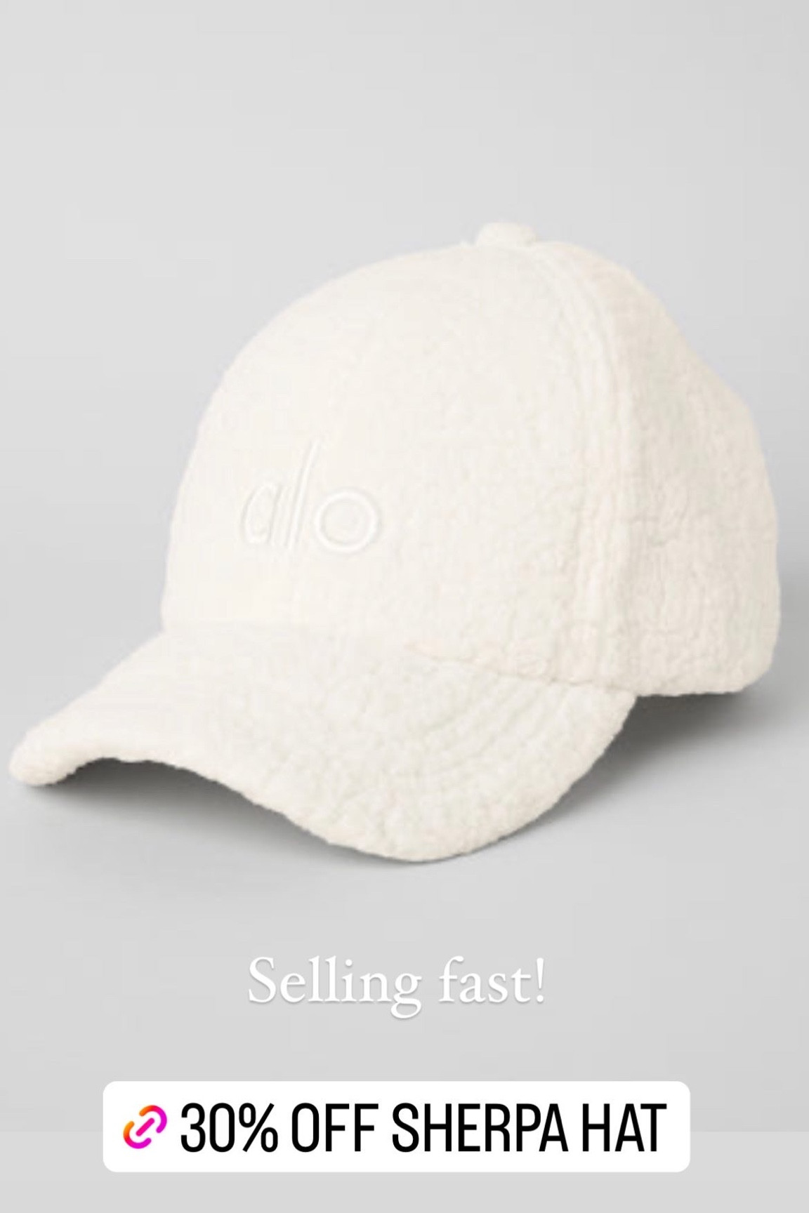 Cyber Monday sale! 30% off Alo yoga Sherpa baseball hat! So cute! 

#LTKsalealert #LTKfit #LTKCyberweek