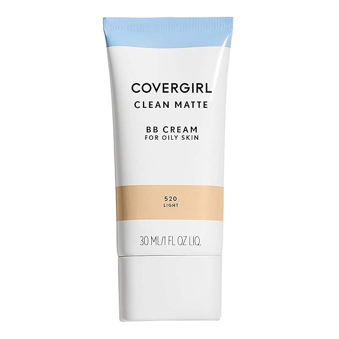 COVERGIRL Clean Matte BB Cream Light 520 For Oily Skin, (packaging may vary) - 1 Fl Oz (1 Count) | Amazon (US)
