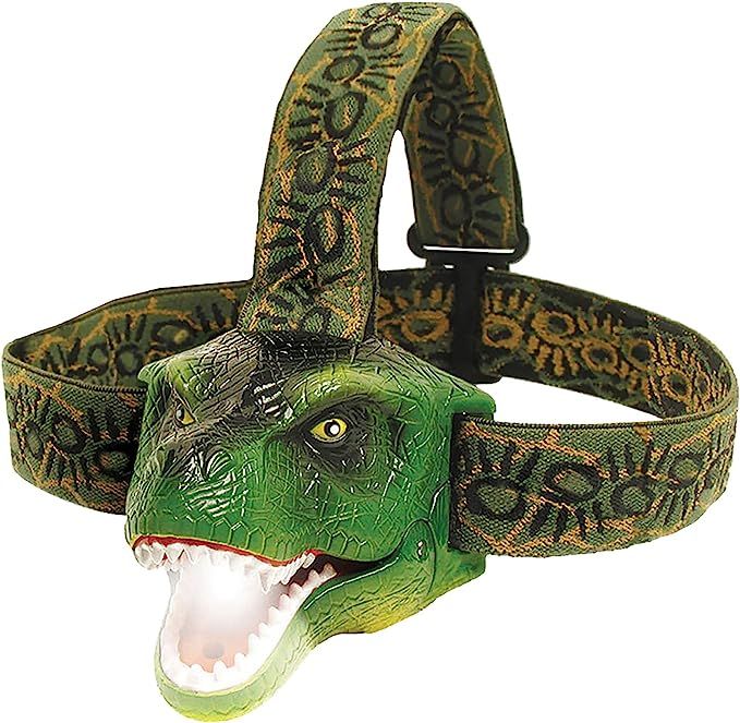 The Original DinoBryte LED Headlamp - T-Rex Dinosaur Headlamp for Kids | Dinosaur Toy Head Lamp F... | Amazon (US)