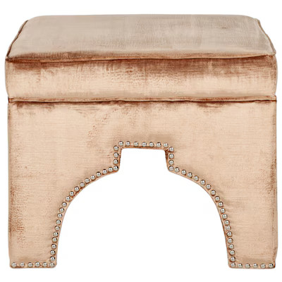 Safavieh Grant Modern Mink Brown Ottoman Lowes.com | Lowe's