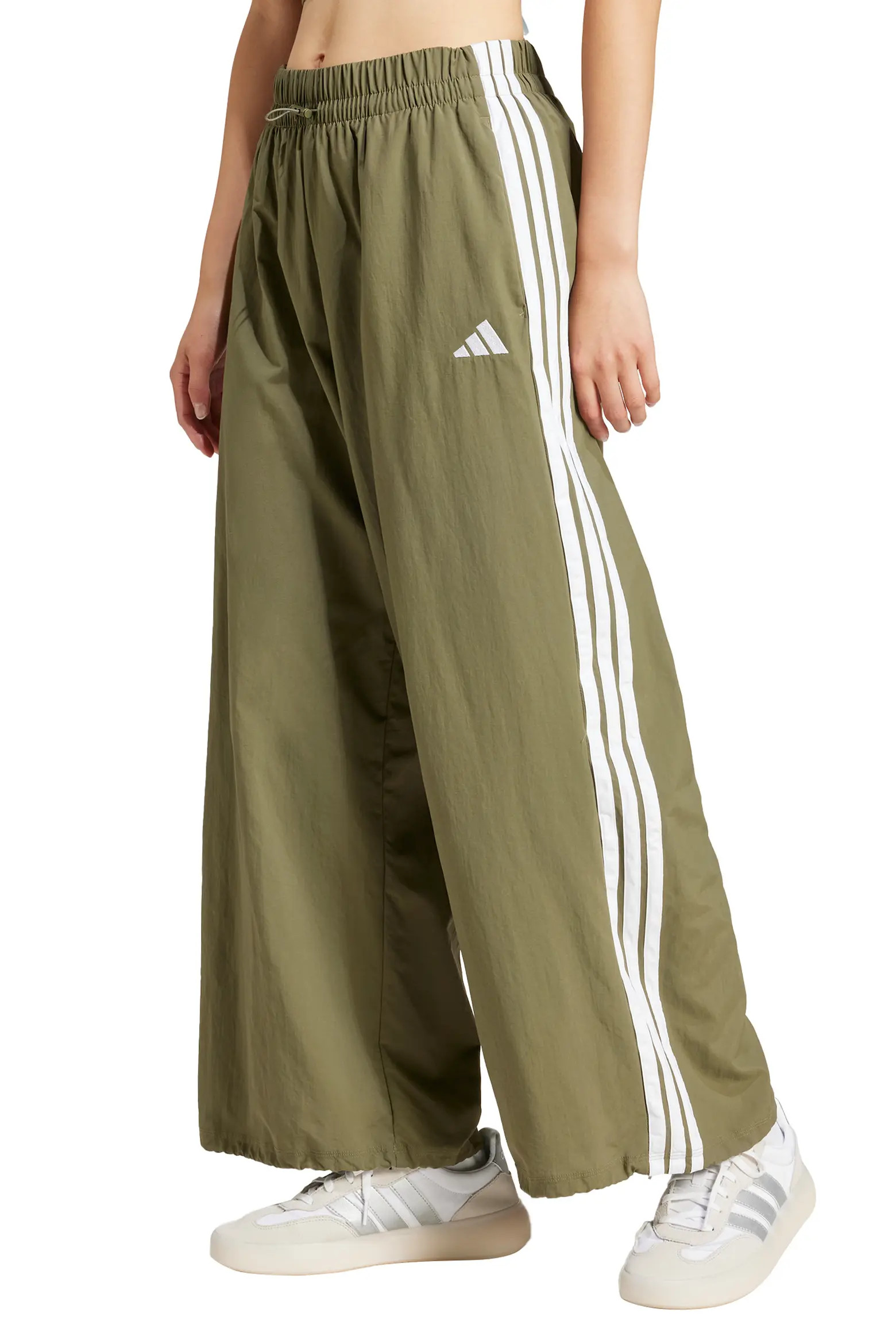 adidas Essentials 3-Stripes Lifestyle Woven Parachute Pants (Women) | Nordstromrack | Nordstrom Rack
