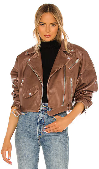 Dylan Jacket in Tan | Revolve Clothing (Global)