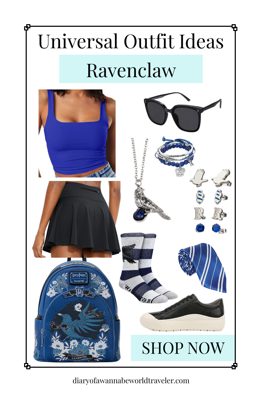 This Ravenclaw-inspired outfit is smart, stylish, and full of creativity 🦅💙 Perfect for a day exploring Diagon Alley or relaxing with a Butterbeer, this look blends effortless comfort with classic Ravenclaw colors — ideal for any witch or wizard who loves a clever park-day fit. 

#Ravenclaw #RavenclawOutfit #RavenclawStyle #RavenclawHouse #HarryPotterOutfit #WizardingWorld #WizardingWorldOfHarryPotter #UniversalStudiosOrlando #UniversalOrlando #UniversalStudiosHollywood #Hogsmeade #DiagonAlley #HarryPotterWorld #Potterhead #HogwartsHouse #UniversalOutfit #ThemeParkOutfit #ThemeParkStyle #ThemeParkFashion #ParkDayOutfit #OOTD #OOTDinspo #OutfitInspo #OutfitIdeas #TravelOutfit #VacationOutfit #UniversalStudiosFlorida #OrlandoVacation #UniversalAdventure #TravelStyle #TravelInspo #UniversalStyle #WizardStyle #MagicalStyle #PotterStyle #HarryPotterFan #HogwartsInspired #UniversalStudiosTrip #ThemeParkVibes #TravelFashion #HarryPotterLover #OutfitForUniversal #UniversalStudiosMagic #BlueAndBronze #RavenclawPride

 

#LTKActive #LTKStyleTip #LTKTravel