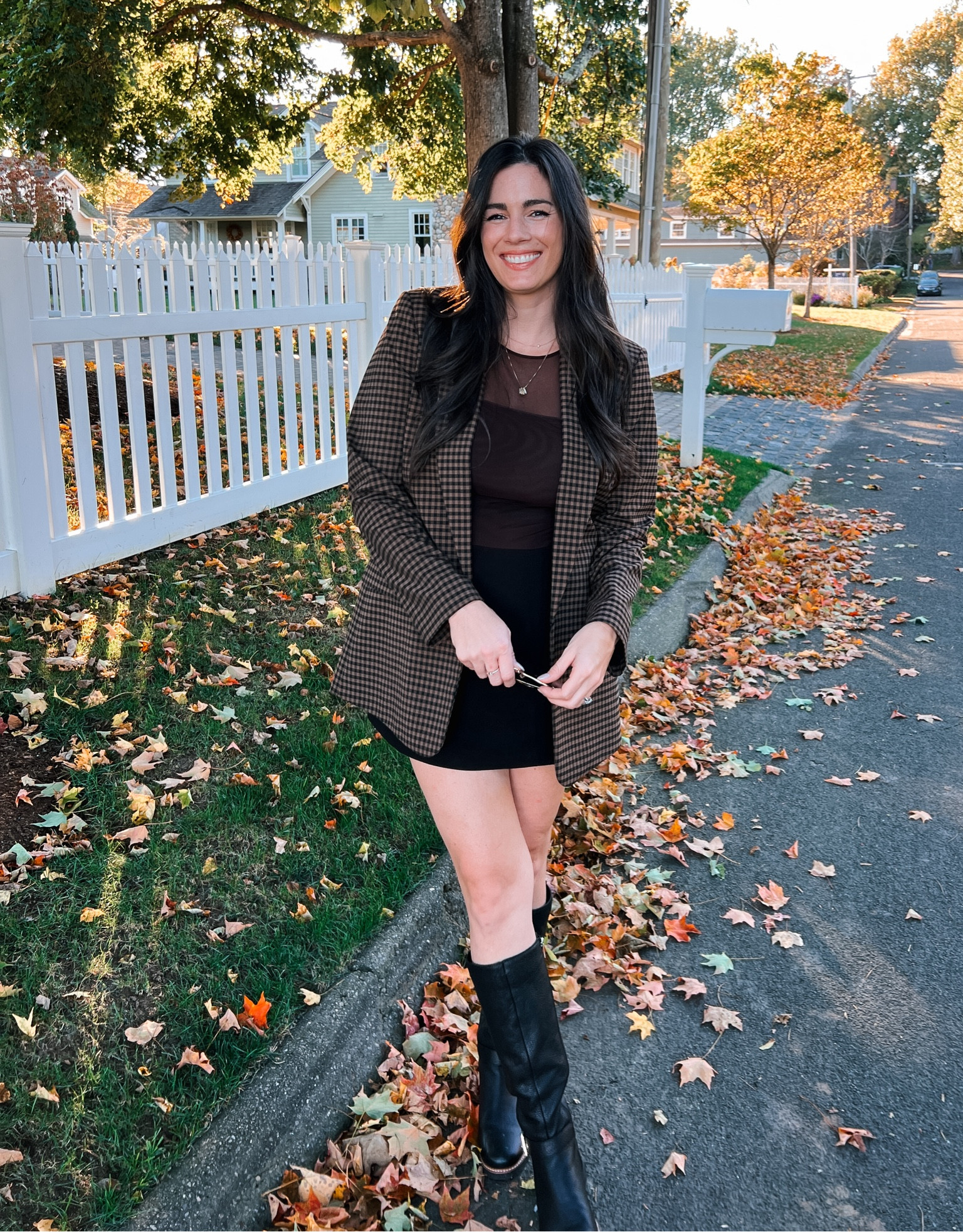 Fall outfit fall blazer fall boots black mini skirt 

#LTKFindsUnder100 #LTKSeasonal #LTKMidsize