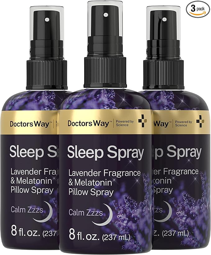 Doctors Way Sleep Spray 8 fl oz | 3 Pack | with Lavender & Melatonin | Fragrance Pillow Spray | N... | Amazon (US)