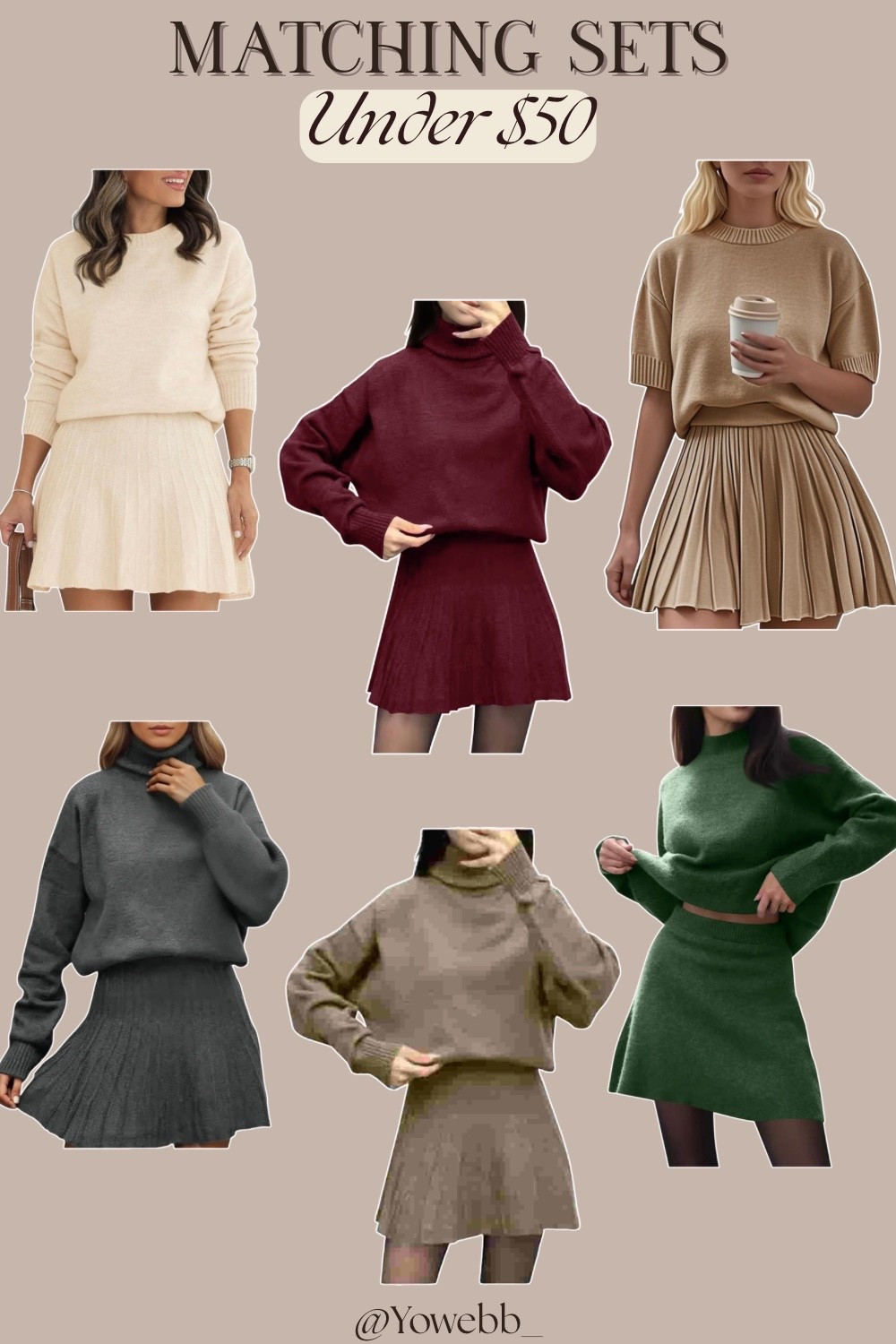 I found the absolute best knit skirt sets that are perfect for fall and winter—and the best part? They are all under $50! 🤯

#LTKSeasonal #LTKCyberWeek #LTKFindsUnder50