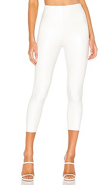 Commando Perfect Control Faux Leather Capri in White from Revolve.com | Revolve Clothing (Global)