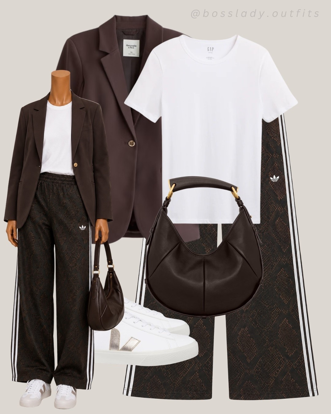 This oversized blazer just made sweatpants look expensive

Tags: brown blazer outfit, snake print pants, athleisure outfit ideas, elevated loungewear, blazer with joggers, white sneakers outfit, brown hobo bag, fall transition outfit

#LTKstyletip #LTKshoes #LTKbag