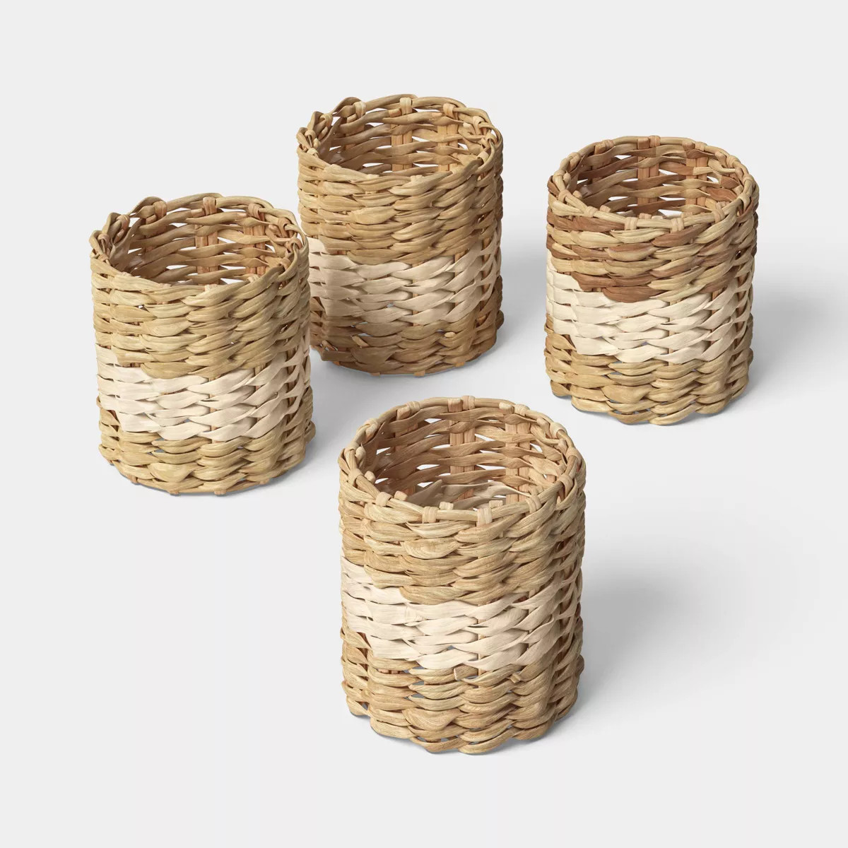 4pk Seagrass woven Napkin Rings - Threshold™ | Target