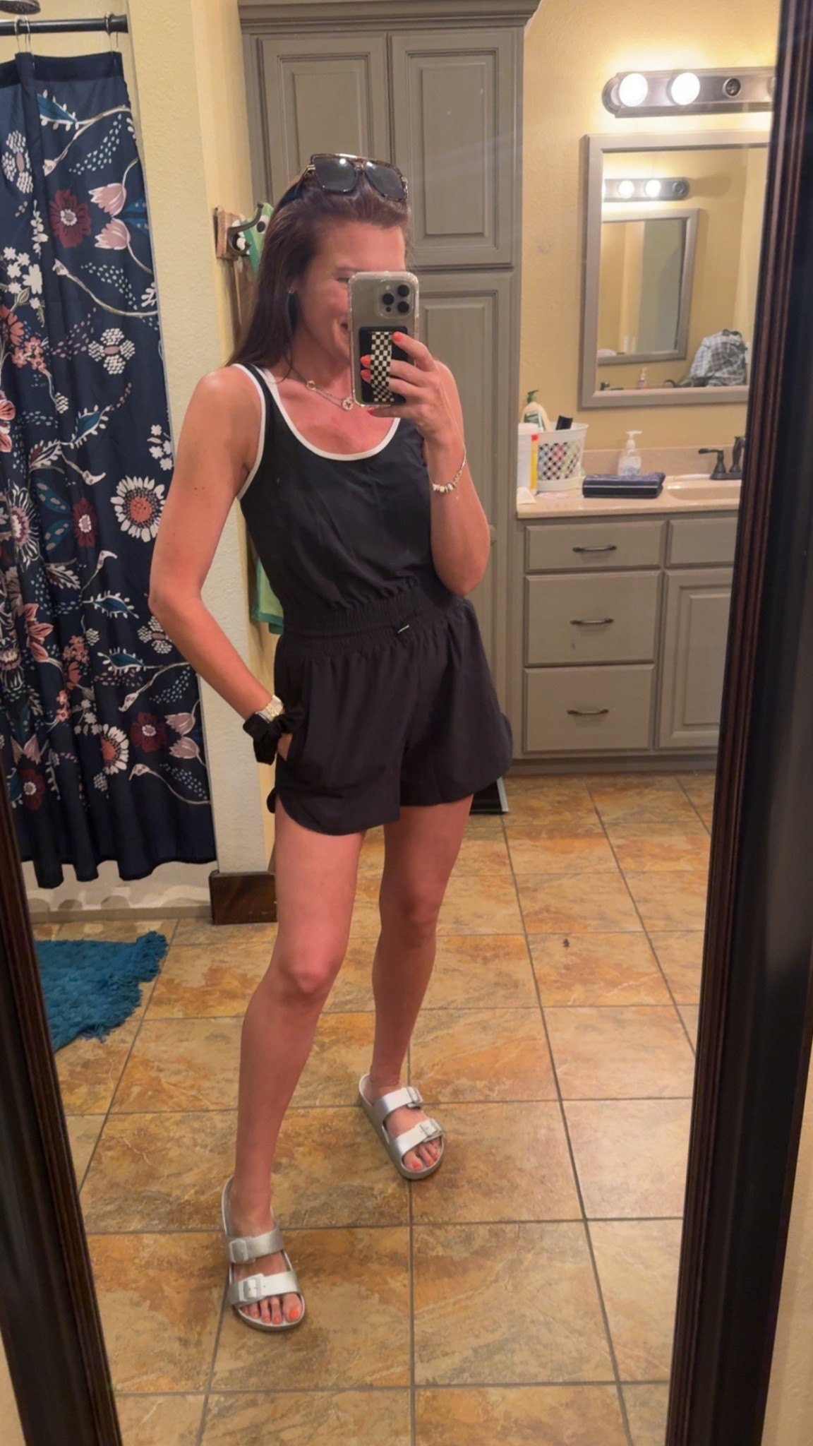 Summer style made easy with this casual romper! Lightweight with adjustable straps! Wearing size small. 

Abercrombie | romper | ootd | athleisure | casual | summer style 

#LTKSummerEdit #LTKOver40 #LTKStyleTip